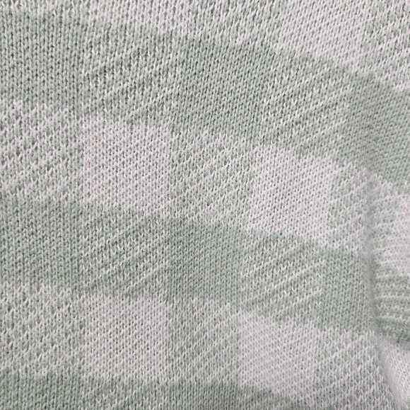 Aeropostale womens white and green plaid top size XL - Picture 2 of 8